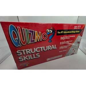 Learning Advantage Quizmo Structural Skills Educational Bingo Game New Sealed